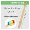 KHOGSBPSW Manual Toothbrush 50/100PCS Colorful Toothbrush Set Teeth Whitening Care Toothbrush(100Pcs Green) view 4