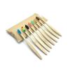 KHOGSBPSW Manual Toothbrush 8 Pcs Colorful Toothbrush Eco Soft Bristle Toothbrush Vegan Tooth Care Toothbrush(8PCS Rainbow Color) view 3