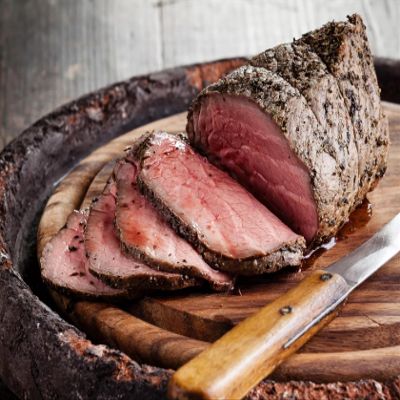 Salutem Vita - Eye Round Roast, 4 lbs (actual weight may vary within 5%) - Pack of 3