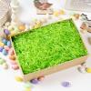 CIPOWM 230g/8oz Easter Grass Basket Filler Green Plastic Easter Fake Grass Shred Raffia Paper Fillers for Gift Wrapping Boxes Bags Basket Filling Party Supply view 4