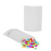 Clear Window Glossy White Metallic Foil Stand Strong Bags Reusable Stand Up Pouch for Small Business, Bulk, Freeze Dried Candies, Pet Treats, Beauty Wax Melt, Tea Leaves (1000, 3.94 inch x 5.91 inch) view 1