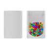 Clear Window Glossy White Metallic Foil Stand Strong Bags Reusable Stand Up Pouch for Small Business, Bulk, Freeze Dried Candies, Pet Treats, Beauty Wax Melt, Tea Leaves (1000, 3.94 inch x 5.91 inch) view 3