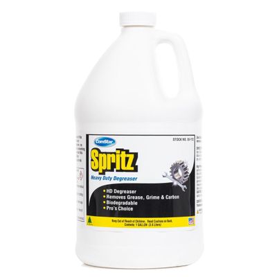 ComStar Spritz Heavy Duty Degreaser, 1 Gallon, Industrial Oil & Grease Cleaner, Removes Carbon, Dirt & Grime, Ideal for Machinery, Tools, Floors & Household Surfaces, Multi-Purpose Cleaning (55-112)