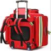 Portable First Aid Kit Bag, Large Capacity Outdoor Emergency Medical Duffle Bag, Medical Trolley Bag with Inner Dividers view 2