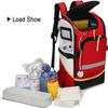 YUSIWOAL First Responder Bag Trauma Backpack Empty, Emergency Bag Nurse Supply Bag with Shoulder Strap for EMT, EMS(A03) view 2