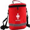 YUSIWOAL Premium First Aid Kit Bag, Safety First Aid Empty Haversack Bag, First Responder Bag Empty, Medical Supplies Bag(Red) view 1