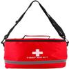 YUSIWOAL Premium First Aid Kit Bag, Safety First Aid Empty Haversack Bag, First Responder Bag Empty, Medical Supplies Bag(Red) view 2