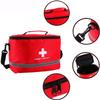 YUSIWOAL Premium First Aid Kit Bag, Safety First Aid Empty Haversack Bag, First Responder Bag Empty, Medical Supplies Bag(Red) view 3