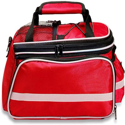 YUSIWOAL First Aid Kit Bag, Travel Emergency Pouch, Equipment Bag Supplies Waterproof Empty First Aid Bag(Red)
