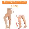 20-30 mmHg Thigh High Compression Socks Open Toe & 20-30 mmHg Closed Toe Compression Pantyhose Beige view 1
