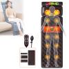 HGIYA Massage Mat with Heat Pad,Full Body Massage Bed with Shiatsu Neck Massage Pillow,10 Vibrating Motors for Back Relief,Massagers for Neck Back Waist Legs,Muscle Relaxation,Foldable Storage view 1
