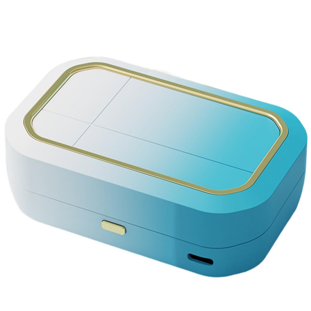 Electronic Contact Cleaner, 360 High-Frequency Vibration Contact Lens Cleaner Machine, Portable Contact Cleaner Electronics with 4 Timing Modes for Cleaning Soft Lenses