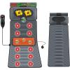 Full Body Electric Massage Mat with 20 Neck Shiatsu Kneading Massage Heads,9 Massage Modes Foldable Heating Cushion With10 Vibrating Motors,for Back Neck Heating Pad view 1