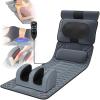 HGIYA Multi-Functional Massage Mattress,Full Body Massage Mat with Heat,Full Body Massager for Neck and Back,Lumbar Calf Muscle Relaxation,Foldable Storage view 1