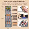 HGIYA Multi-Functional Massage Mattress,Full Body Massage Mat with Heat,Full Body Massager for Neck and Back,Lumbar Calf Muscle Relaxation,Foldable Storage view 2