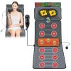 HGIYA Massage Mat with Heat Pad,Full Body Massage Bed with Neck Massage Pillow,Body Massager for Muscle Relaxation Stress Relief,Foldable Massage Chair Cushion view 1