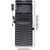 HGIYA Massage Mat with Heat Pad,Full Body Massage Bed with Neck Massage Pillow,Body Massager for Muscle Relaxation Stress Relief,Foldable Massage Chair Cushion view 2