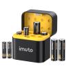 imuto 1.5V 4AA 4AAA Lithium Rechargeable Batteries 8 Pack Fast Charger view 1