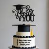 So Proud of You Cake Topper, for 2026 Graduation Theme High School Boys Girls Party Supplies/Class of 2026 Congrats Grad Cake Decorations -Black(1) view 3