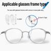 (250 Pair) Eyeglasses Nose pad Silicone Material in Common Use Soft Screw in Horseshoe Shape for Eyewear Shop and Eye Hospitcal (12.5MM(in Common Use) 250 Pair) view 2