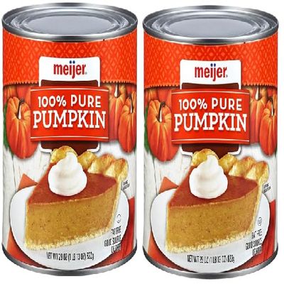 100% Pure Pumpkin (Pack Of 2 Cans), 29 oz. Each