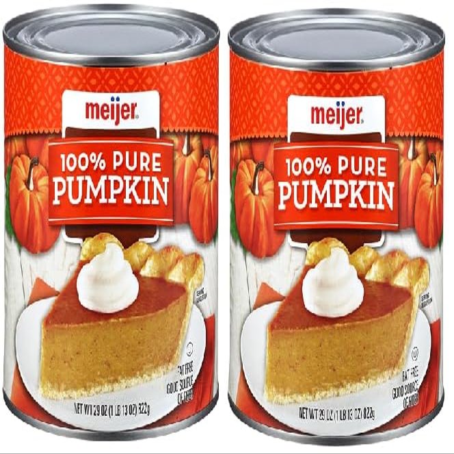 100% Pure Pumpkin (Pack Of 2 Cans), 29 oz. Each