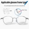 (250 Pair) Eyeglasses Nose pad Silicone Material in Common Use Soft Screw in Horseshoe Shape for Eyewear Shop and Eye Hospitcal (16MM 250 Pair) view 2
