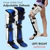 Psmpeng Knee Brace Hip Knee Ankle Foot Orthosis Adjustable Knee Ankle Foot Orthosis Brace Knee Ankle Foot Orthosis Brace Fixed Stiff Thigh Knee Joint Ankle Foot(Left,Large) view 2
