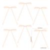 20 Bow Cupcake Toppers Suitable For Birthday Bowknot Party Anniversaries Coquette Etiquette Themes Party Decorations Bridal Shower Single Girl Cake Decorations Wedding Party Cake Decorations view 4