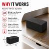 Commercial Grade, Heavy Duty Grill Cleaning Brick Bulk 4 Pack. Pumice Stone Cleaner Tool Cleans and Sanitizes Restaurant Flat Top Grills or Griddles Effectively Without Harsh Chemicals or Abrasives view 4