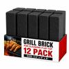 Commercial Grade Heavy Duty Grill Cleaning Brick Bulk 12 Pack, Pumice Stone Cleaner Tool Cleans and Sanitizes Restaurant Flat Top Grills or Griddles Effectively without Harsh Chemicals or Abrasives view 1