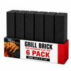 Commercial Grade, Heavy Duty Grill Cleaning Brick Bulk 6 Pack. Pumice Stone Cleaner Tool Cleans and Sanitizes Restaurant Flat Top Grills or Griddles Effectively Without Harsh Chemicals or Abrasives view 1