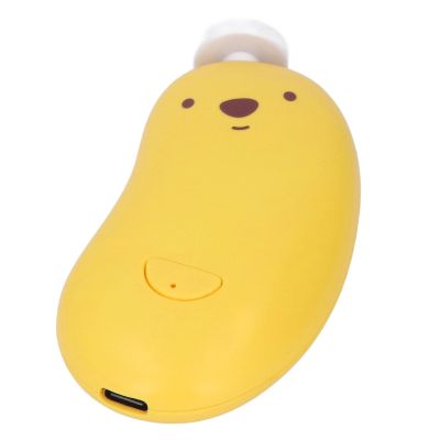 Baby Nail Grinder Electric, Low Noise Baby Nail File Rechargeable Nail Trimmer with Multiple Speed Settings for Newborn Infant Toddler or Adult (Yellow)