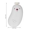 Baby Nail Grinder Electric, Low Noise Baby Nail File Rechargeable Nail Trimmer with Multiple Speed Settings for Newborn Infant Toddler or Adult (White) view 2