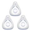 3-Pack Replacement Cushion for ResMed AirFit F20 Large, Compatible with Original Airfit F20 Frame, Covers Nose and Mouth, Reliable Seal & Perfect Fit view 1