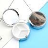 Horse Grazing on The Mountain Pill Box Cute Round Pill Box 3 Compartment Decorative Pocket Purse Portable Mini Travel Medicine Tablet Vitamin Fish Oil Holder Organizer Pill Case view 3