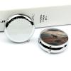 Horse Grazing on The Mountain Pill Box Cute Round Pill Box 3 Compartment Decorative Pocket Purse Portable Mini Travel Medicine Tablet Vitamin Fish Oil Holder Organizer Pill Case view 4