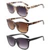 FEIVSN 3 Pack Bifocal Reading Sunglasses for Women Men Bi-focal Sun Readers PC Frame Fixed Hinge Dual Focal Clear Top Eyewear,+1.50 view 2