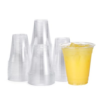 [1000/Pack] Clear Plastic Disposable PET Cups,12 oz