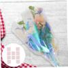 BEBEMOKO 10sheets Cellophane Wrap Paper for Flower Bouquets Vibrant Wrapping Paper for Baskets and Crafts Decorative Packaging for Weddings and Events view 4