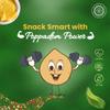 Bean Bites | Minty Crunch Lentil Crisp 3.53 oz (100 g) | Mini Poppadom Snack | Round Crunchy Crisps | Earthy, Minty | Heat in Oven (60 secs) | Plant Based Protein by Pride of India view 4