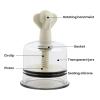 OUFEIJIA 12 Cups Vacuum Cupping Device Chinese Cupping Therapy Rotating Handle Cupping Vacuum Suction Enhancer Cup Body Massager view 4