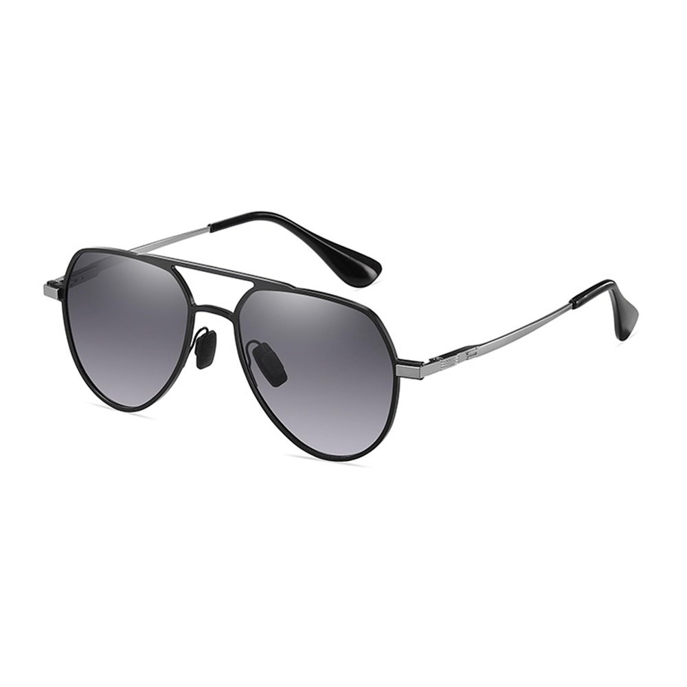 bullabulling Full lens Polarized Reading Sunglasses for Men Driving Running Pilot Reader Square UV Protection Style Unisex (black, 1.50, x)