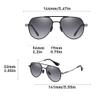 bullabulling Full lens Polarized Reading Sunglasses for Men Driving Running Pilot Reader Square UV Protection Style Unisex (black, 1.50, x) view 4