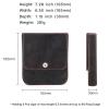 4 Slot Leather Cigar Case Travel Humidor Cigar Organizer with Magnetic Closure Removable Tray, 6.5", 60 Ring Gauge Portable Gift for Men (Brown) view 2