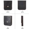 4 Slot Leather Cigar Case Travel Humidor Cigar Organizer with Magnetic Closure Removable Tray, 6.5", 60 Ring Gauge Portable Gift for Men (Brown) view 3