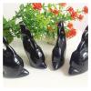 UYAAZVHJ Obsidian Dolphin Statue, Natural Crystal Carving, Dolphin Gift, Small Jewelry, Home Decoration view 2