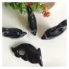 UYAAZVHJ Obsidian Dolphin Statue, Natural Crystal Carving, Dolphin Gift, Small Jewelry, Home Decoration view 4