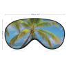 Soft Comfortable Eye Mask Tropical Palm Tree Printed Night Sleeping Eye Masks Eye Patches Eye Cover Light Blocking Blindfold for Office Nap Travel view 2