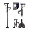 5JJJLOOOPP Walking Stick Crutches Lightweight Life Crutches Balance Mobility Aid Driving Aluminum Crutches Adjustable Portable Hand Light Weight LED Handle for Adults and Kids view 2